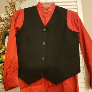 H&P pop boys youth vest  4 buttons with pockets